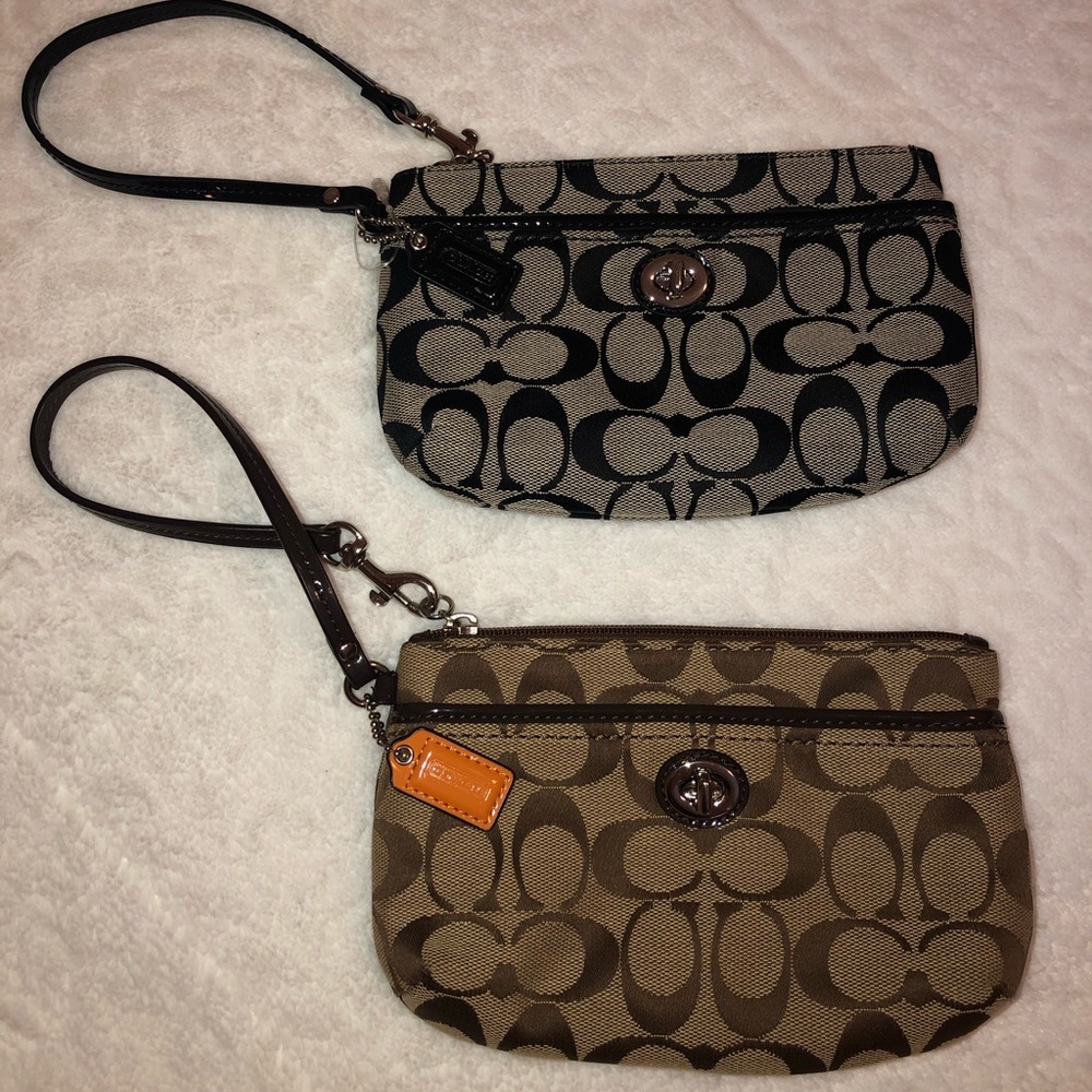 2 Coach Wristlets 2 for 40 or 1 for 25!